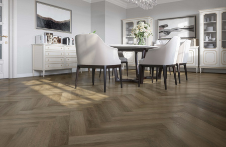 Кварцевый ламинат Fargo Паркет Английская ёлка Дуб Ванкувер 33-4105-12 4/0.5мм